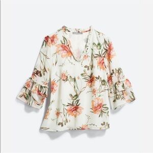 LAST CHANCE — Daniel Rainn Liones Ruffle Blouse